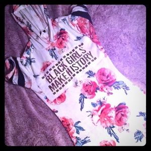 A dress that has flowers on it